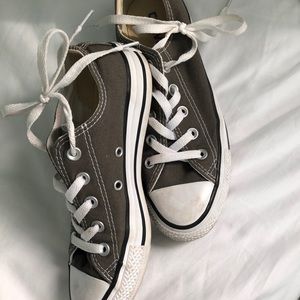 Like-new condition Low converse dark green/gray